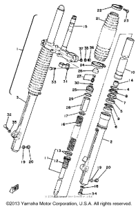  Передняя вилка