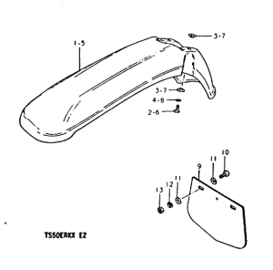 TS50 Переднее крыло