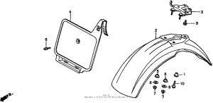 XR80R Переднее крыло