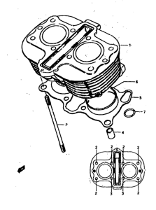 GS400 Цилиндр