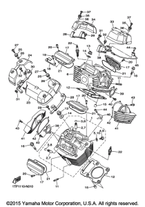 XVS950C Головка цилиндров