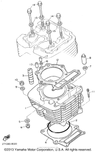 XT600EF Цилиндры
