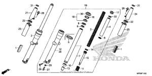 VT1300CT Front fork (1)