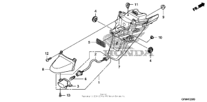 NHX110 Задний бампер