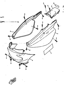 CW50RS Боковая крышка
