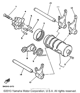 TW200U Копирный вал