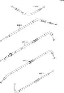ZR1000 Тросы управления