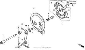 PC800 Задний тормоз