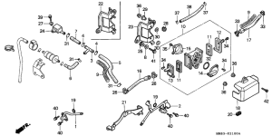 VT1100C Воздушный клапан всасывания