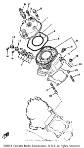 TZ250H Цилиндры
