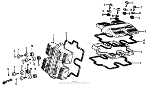 VF700C Крышка головки цилиндров