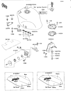 ZX750 Tank fuel