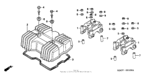 CB250 Крышка головки цилиндров