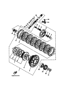 XJ650S Сцепление и сервопривод