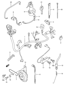 GN250 Жгут проводов