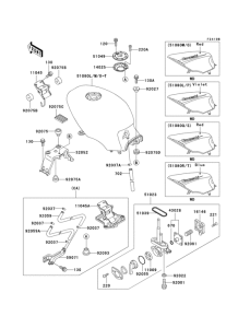 EX500 Fuel tank(1 / 2)(ex500-d3 / d4)