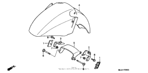 ST1100P Переднее крыло