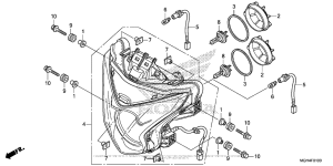 VFR1200X (DCT) Фара