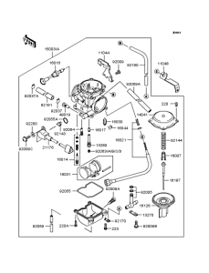 KLX250 Карбюратор