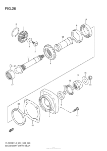 VL1500BT Secondary Drive Gear