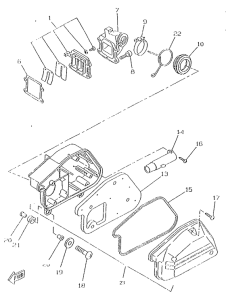 CW50RS Впускная система
