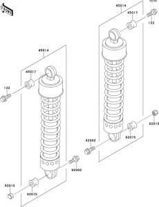 EN500 Подвеска  /  амортизатор