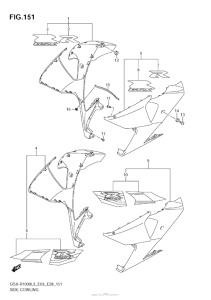 GSX-R1000Z Side Cowling (Gsx-R1000L3 E33)
