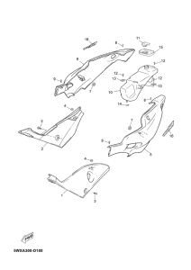 TZR50 Боковые обтекатели