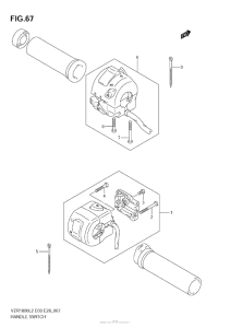 VZR1800 Handle Switch (Vzr1800 L2 E28)