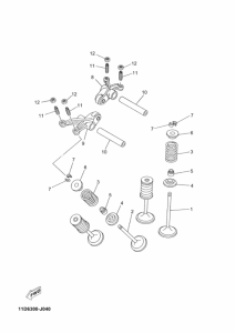 XT660Z (ABS) Клапан