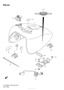 VL1500BT Fuel Tank (Vl1500Btl3 E33)