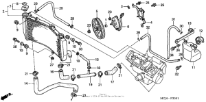 CBR900RR Радиатор 2