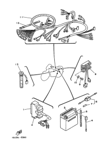 RZ125 Электрические детали