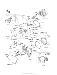  Крышки двигателя