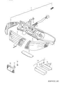 AG50 Задний комбинированный сигнал