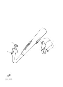 SR125 Выхлопная система