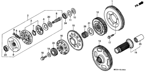 GL1500SE Первичный привод