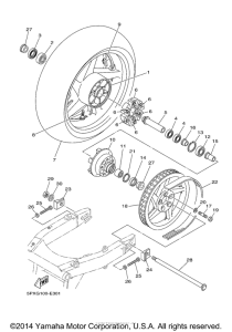 XV17PCMYC Переднее колесо