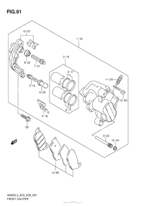 AN650 Передние тормоза