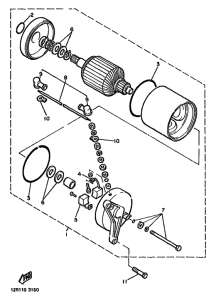 XS400 Стартер