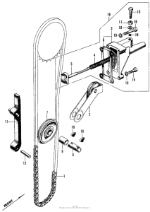 CL350 Натяжитель цепи
