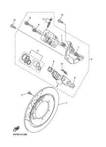 XVS400 ﾌﾛﾝﾄﾌﾞﾚｰｷｷﾔﾘﾊﾟ