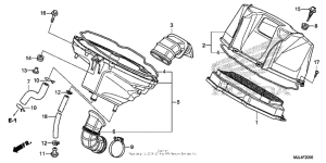 NC700X (DCT) Воздушный фильтр
