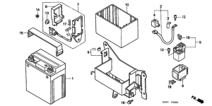CMX250C Аккумулятор