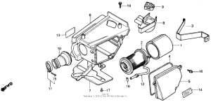 TLR200 Воздушный фильтр
