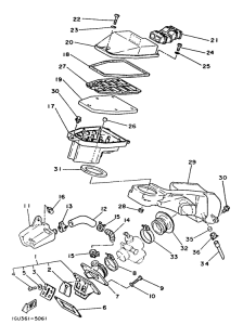 RD125LC Впускная система