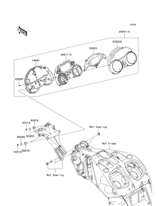 ZX1400 Приборы
