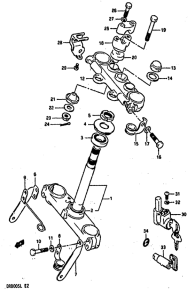 DR800 Траверса нижняя