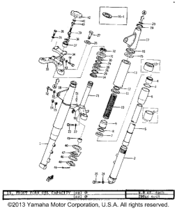 YDS5 Передняя вилка