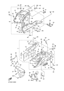 YZF600R Обтекатель 2